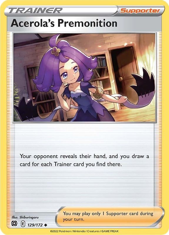 Acerola's Premonition - 129/172 - Uncommon