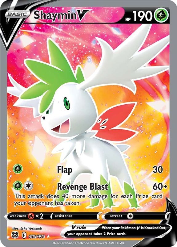 Shaymin V (Full Art) - 152/172 - Ultra Rare