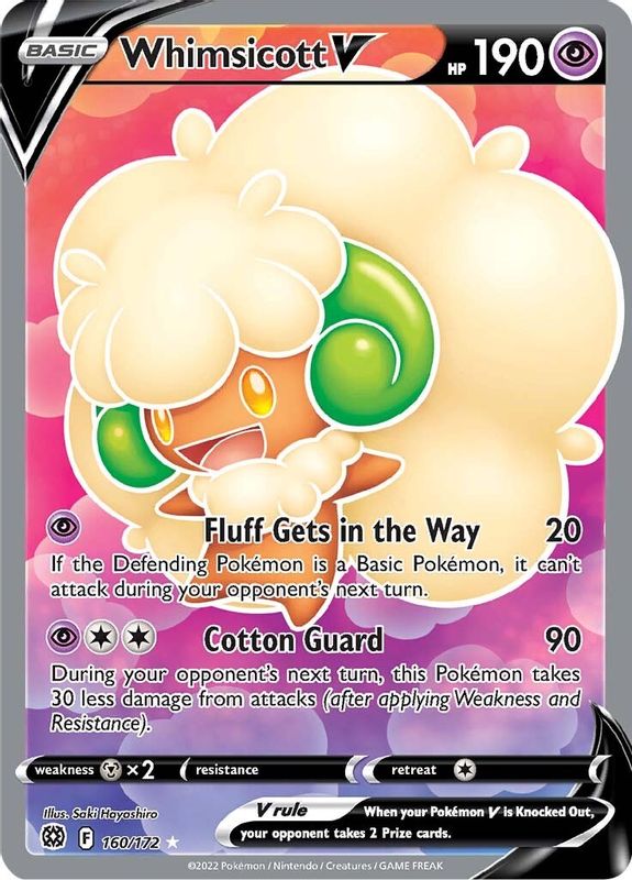 Whimsicott V (Full Art) - 160/172 - Ultra Rare