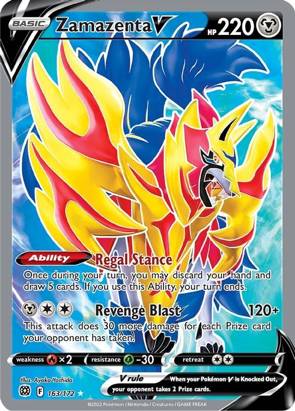 Zamazenta V (Full Art) - 163/172 - Ultra Rare