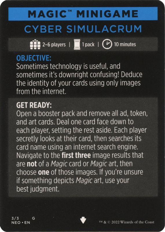 Magic Minigame: Cyber Simulacrum - 3 - Special