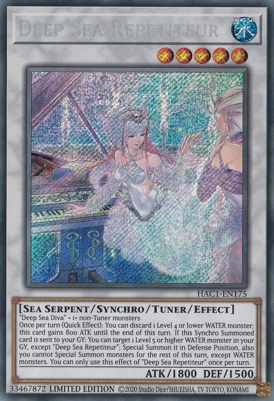 Deep Sea Repetiteur - HAC1-EN175 - Secret Rare