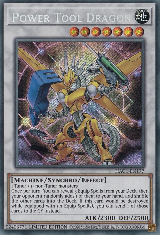 Power Tool Dragon - HAC1-EN177 - Secret Rare