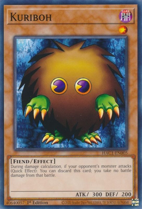 Kuriboh - HAC1-EN005 - Common