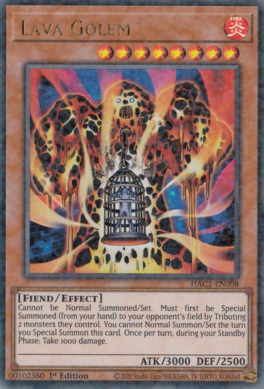 Lava Golem (Duel Terminal) - HAC1-EN008 - Duel Terminal Technology Ultra Rare