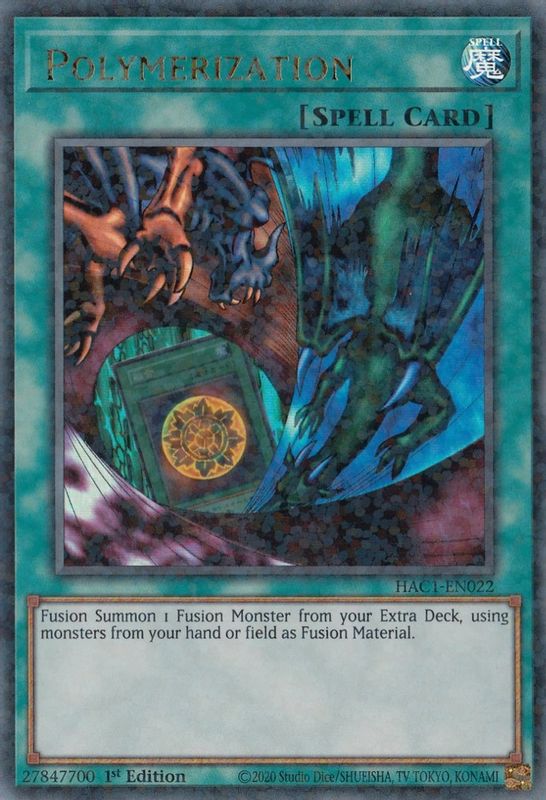 Polymerization (Duel Terminal) - HAC1-EN022 - Duel Terminal Technology Ultra Rare