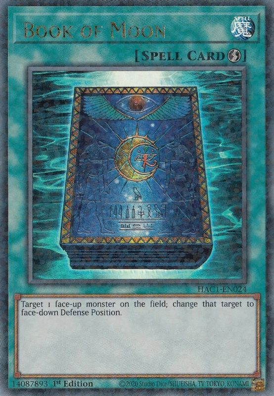 Book of Moon (Duel Terminal) - HAC1-EN024 - Duel Terminal Technology Ultra Rare