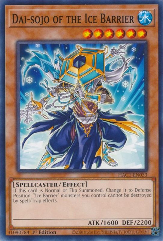 Dai-sojo of the Ice Barrier - HAC1-EN033 - Common