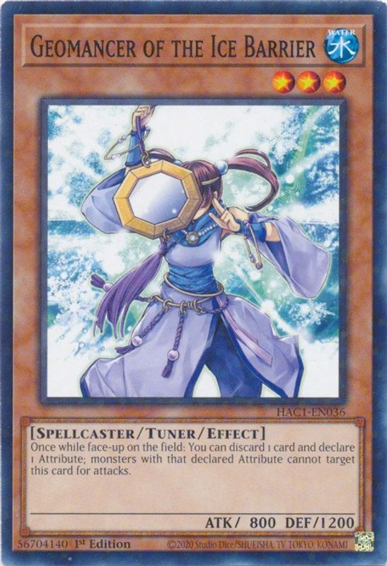 Geomancer of the Ice Barrier (Duel Terminal) - HAC1-EN036 - Duel Terminal Technology Common