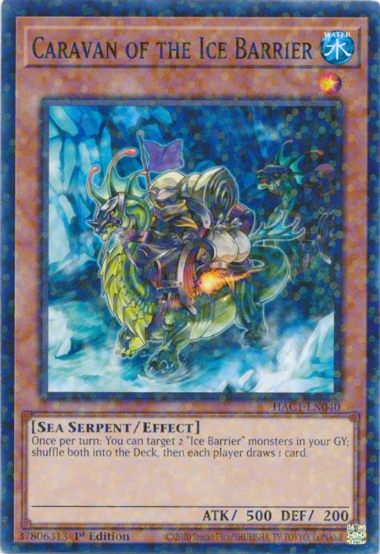 Caravan of the Ice Barrier (Duel Terminal) - HAC1-EN040 - Duel Terminal Technology Common