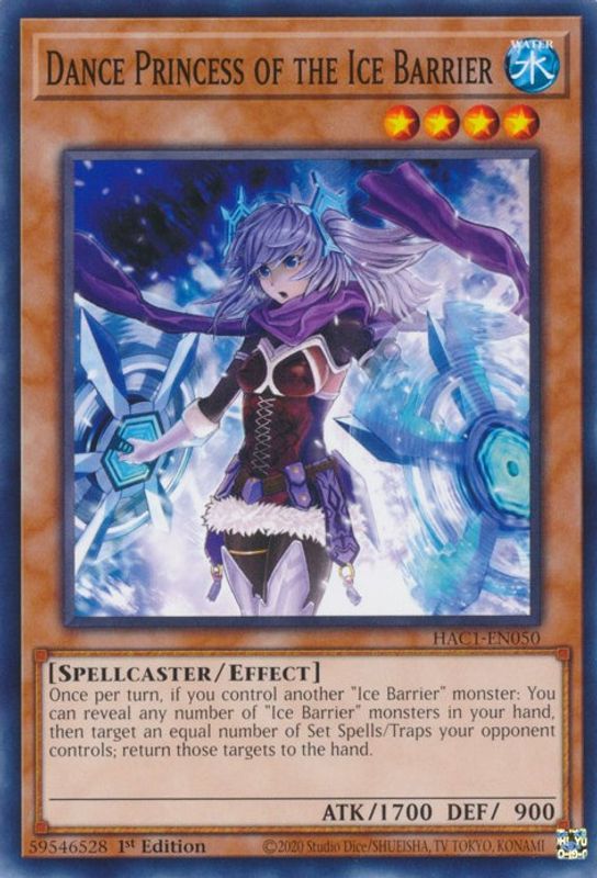 Dance Princess of the Ice Barrier - HAC1-EN050 - Common