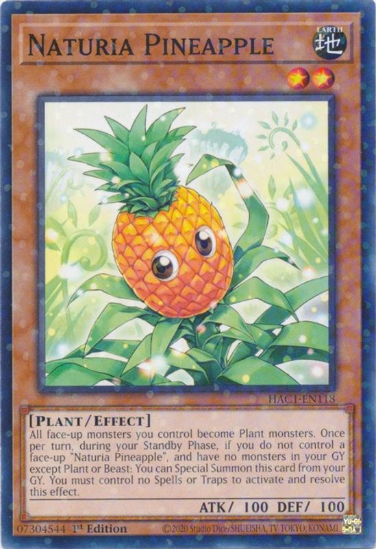 Naturia Pineapple (Duel Terminal) - HAC1-EN118 - Duel Terminal Technology Common