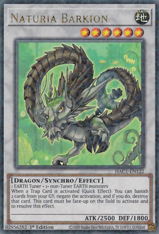 Naturia Barkion (Duel Terminal) - HAC1-EN122 - Duel Terminal Technology Ultra Rare