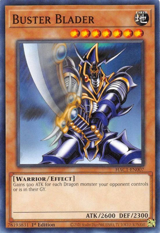 Buster Blader - HAC1-EN007 - Common