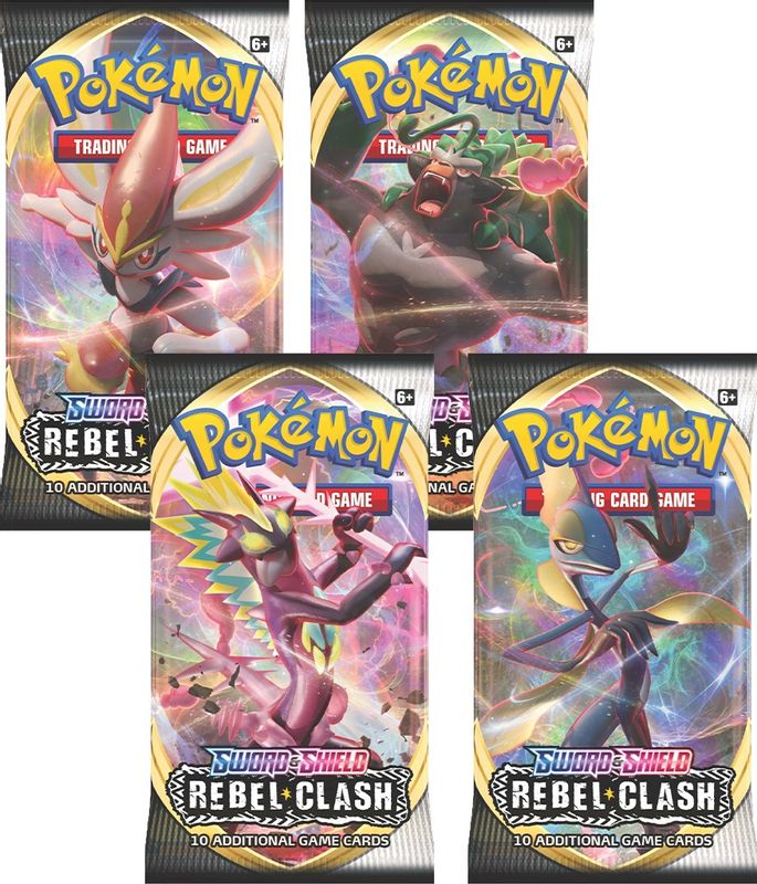 Rebel Clash Booster Pack Art Bundle [Set of 4]