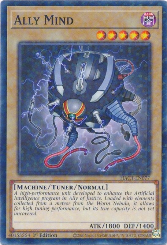 Ally Mind (Duel Terminal) - HAC1-EN077 - Duel Terminal Technology Common