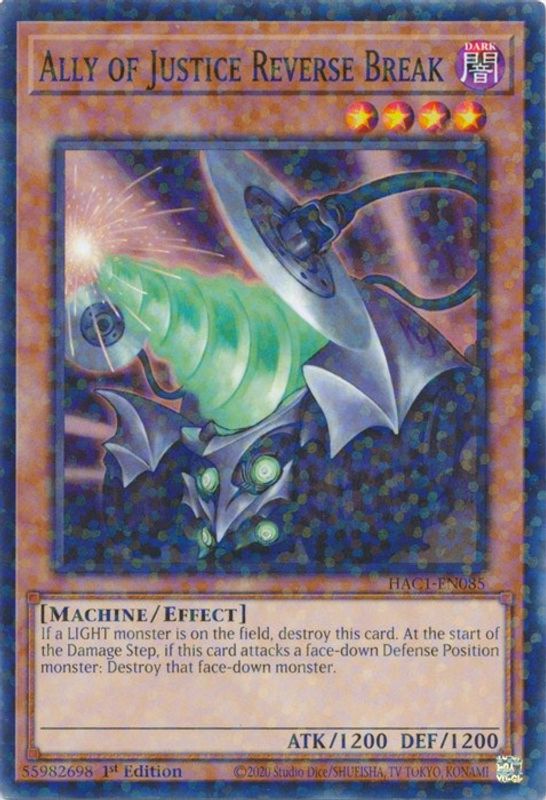 Ally of Justice Reverse Break (Duel Terminal) - HAC1-EN085 - Duel Terminal Technology Common