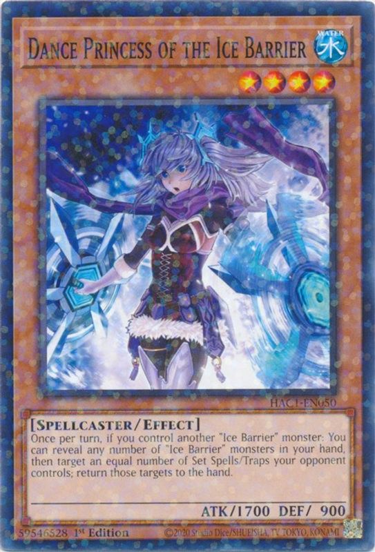 Dance Princess of the Ice Barrier (Duel Terminal) - HAC1-EN050 - Duel Terminal Technology Common