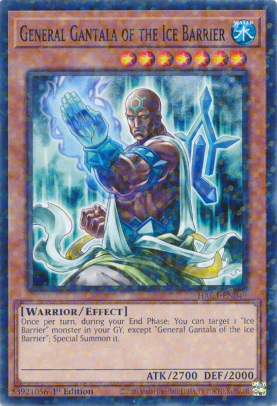 General Gantala of the Ice Barrier (Duel Terminal) - HAC1-EN049 - Duel Terminal Technology Common