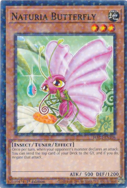 Naturia Butterfly (Duel Terminal) - HAC1-EN108 - Duel Terminal Technology Common