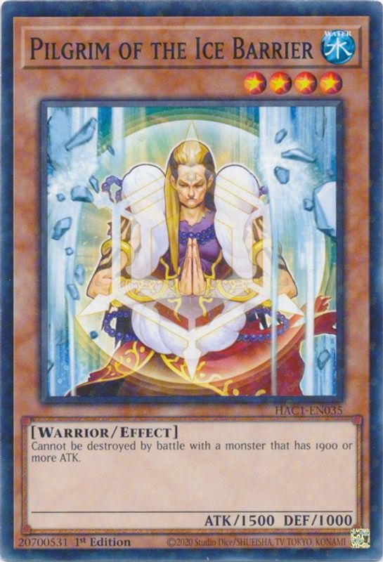 Pilgrim of the Ice Barrier (Duel Terminal) - HAC1-EN035 - Duel Terminal Technology Common