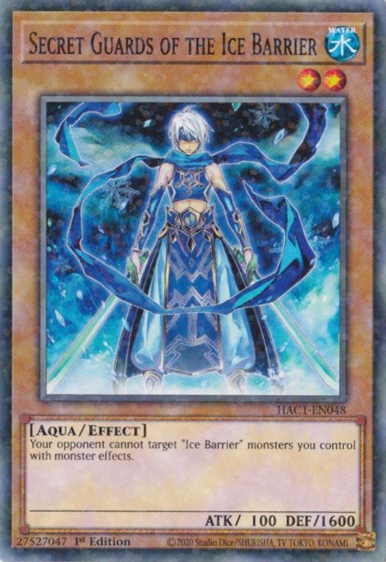 Secret Guards of the Ice Barrier (Duel Terminal) - HAC1-EN048 - Duel Terminal Technology Common