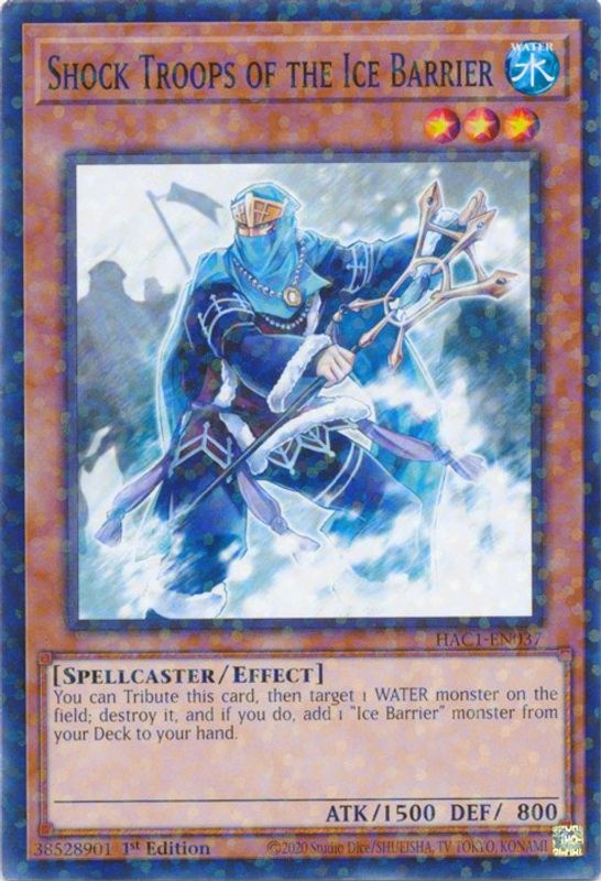 Shock Troops of the Ice Barrier (Duel Terminal) - HAC1-EN037 - Duel Terminal Technology Common