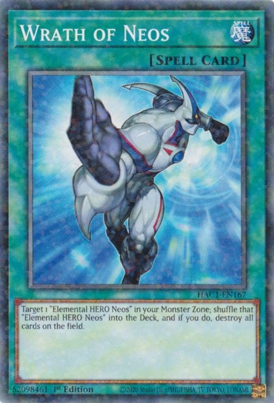 Wrath of Neos (Duel Terminal) - HAC1-EN167 - Duel Terminal Technology Common