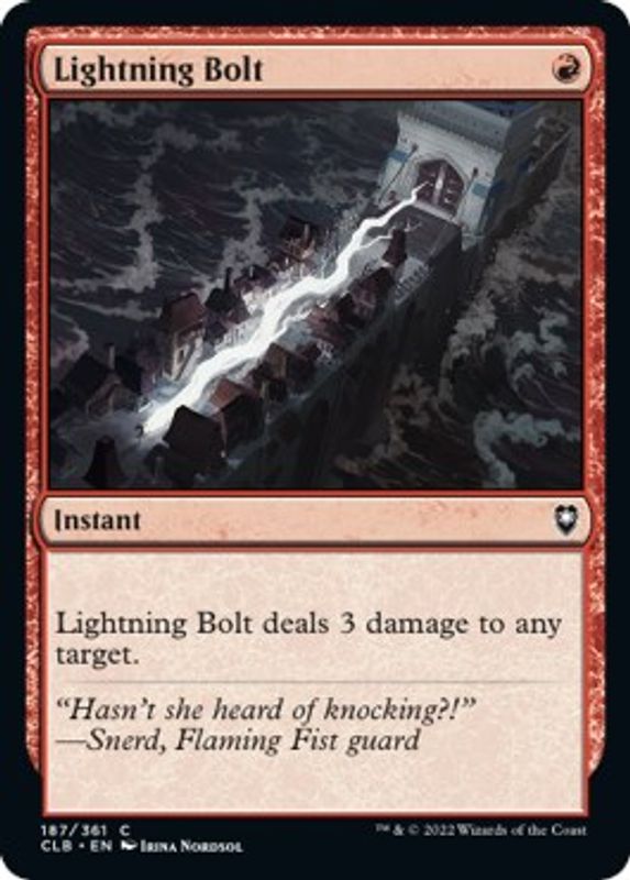 Lightning Bolt - 187 - Common