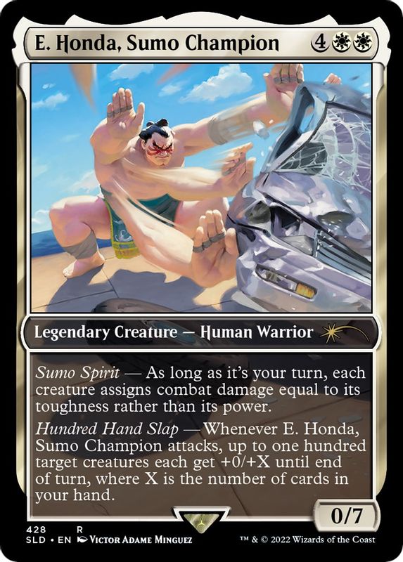 E. Honda, Sumo Champion - 428 - Rare