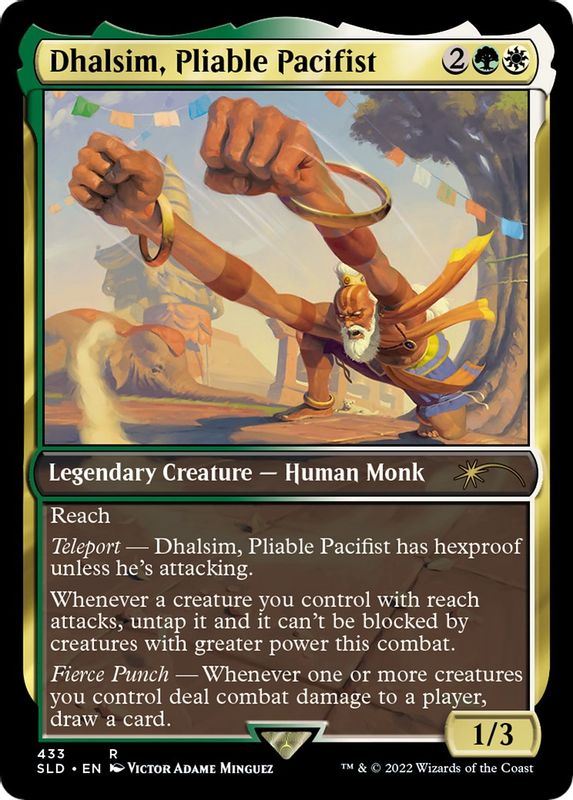 Dhalsim, Pliable Pacifist - 433 - Rare