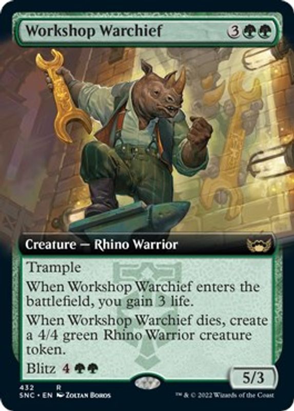 Workshop Warchief (Extended Art) - 432 - Rare