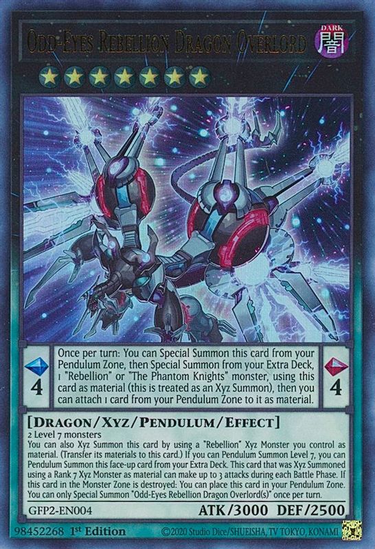 Odd-Eyes Rebellion Dragon Overlord - GFP2-EN004 - Ultra Rare