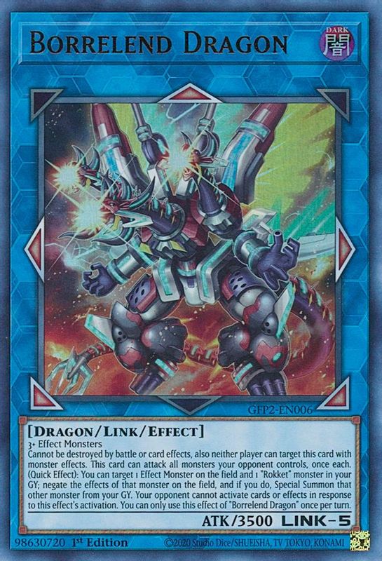 Borrelend Dragon - GFP2-EN006 - Ultra Rare