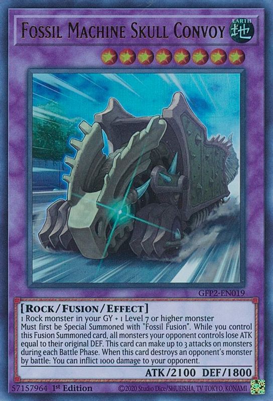 Fossil Machine Skull Convoy - GFP2-EN019 - Ultra Rare