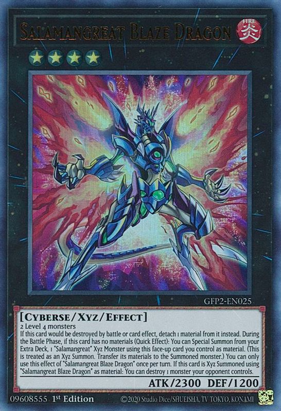 Salamangreat Blaze Dragon - GFP2-EN025 - Ultra Rare