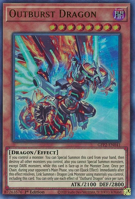 Outburst Dragon - GFP2-EN041 - Ultra Rare