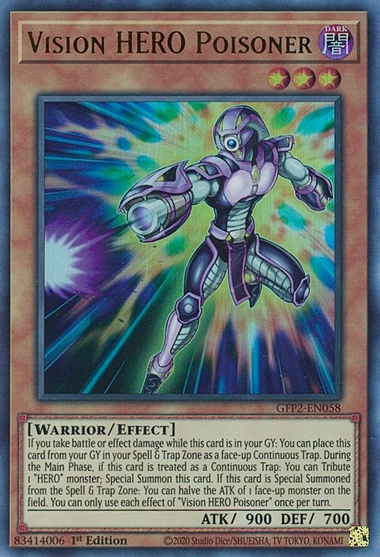 Vision HERO Poisoner - GFP2-EN058 - Ultra Rare