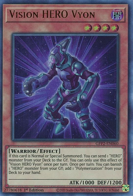 Vision HERO Vyon - GFP2-EN060 - Ultra Rare