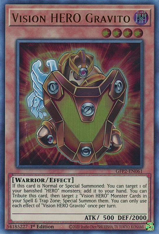 Vision HERO Gravito - GFP2-EN061 - Ultra Rare