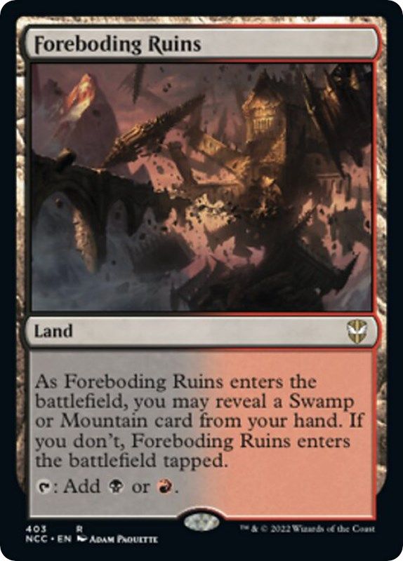 Foreboding Ruins - 403 - Rare