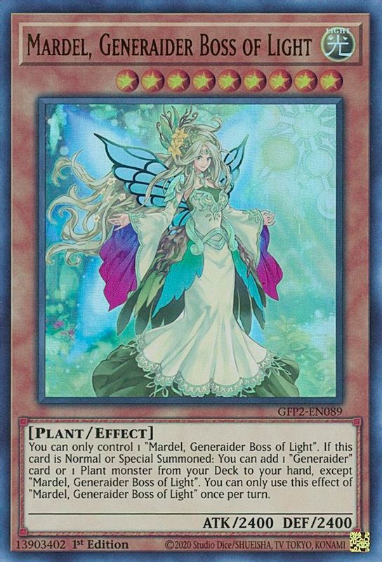 Mardel, Generaider Boss of Light - GFP2-EN089 - Ultra Rare