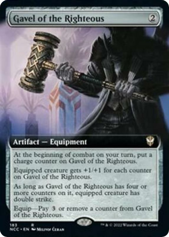 Gavel of the Righteous (Extended Art) - 183 - Rare