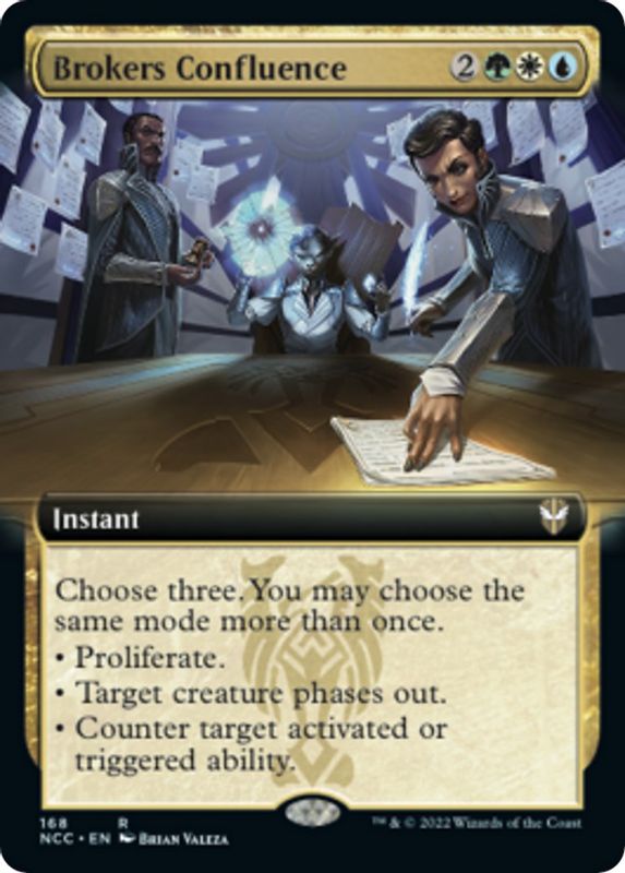 Brokers Confluence (Extended Art) - 168 - Rare