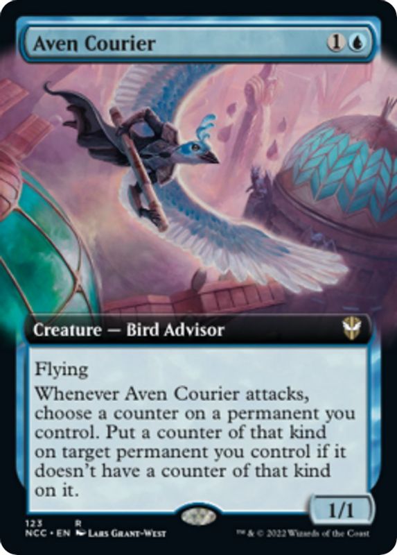 Aven Courier (Extended Art) - 123 - Rare