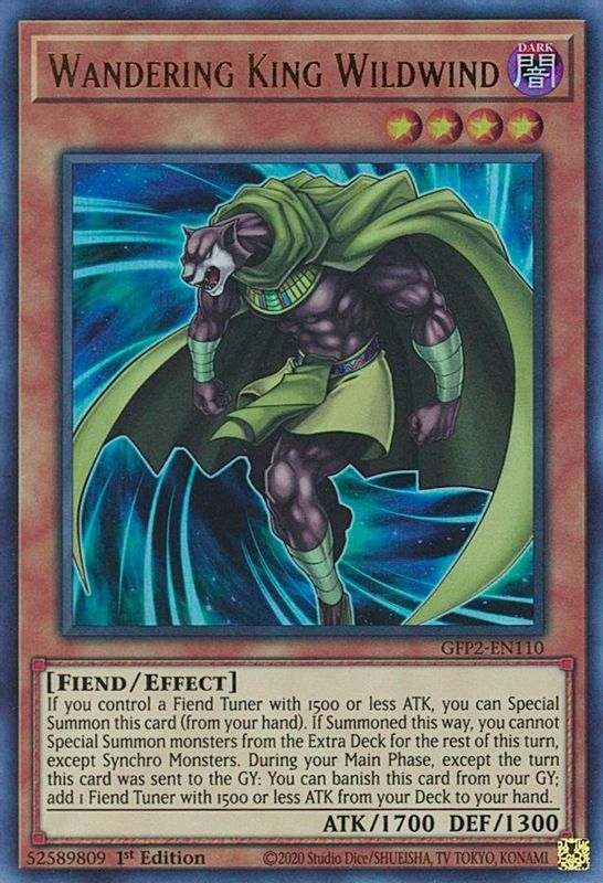 Wandering King Wildwind - GFP2-EN110 - Ultra Rare