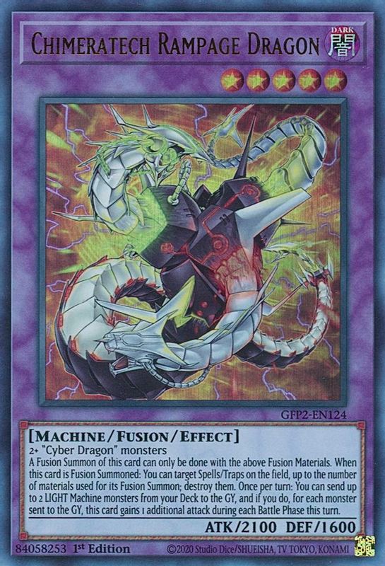 Chimeratech Rampage Dragon - GFP2-EN124 - Ultra Rare