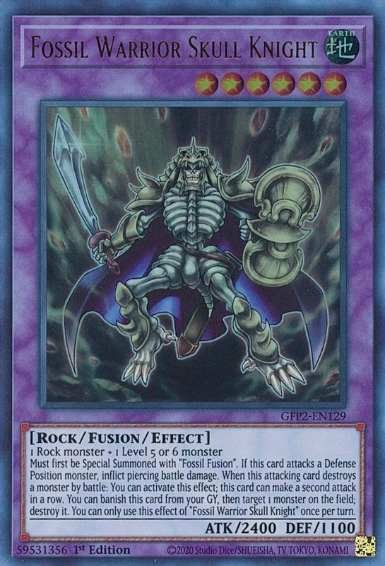 Fossil Warrior Skull Knight - GFP2-EN129 - Ultra Rare