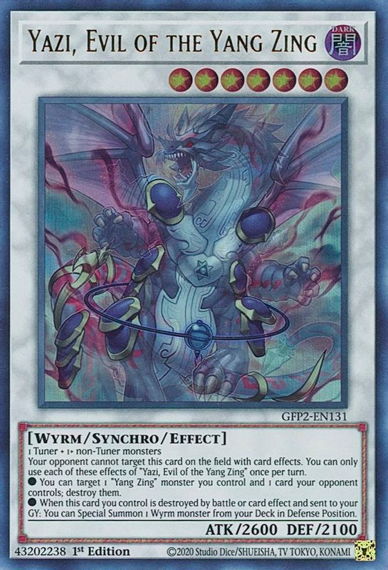 Yazi, Evil of the Yang Zing - GFP2-EN131 - Ultra Rare