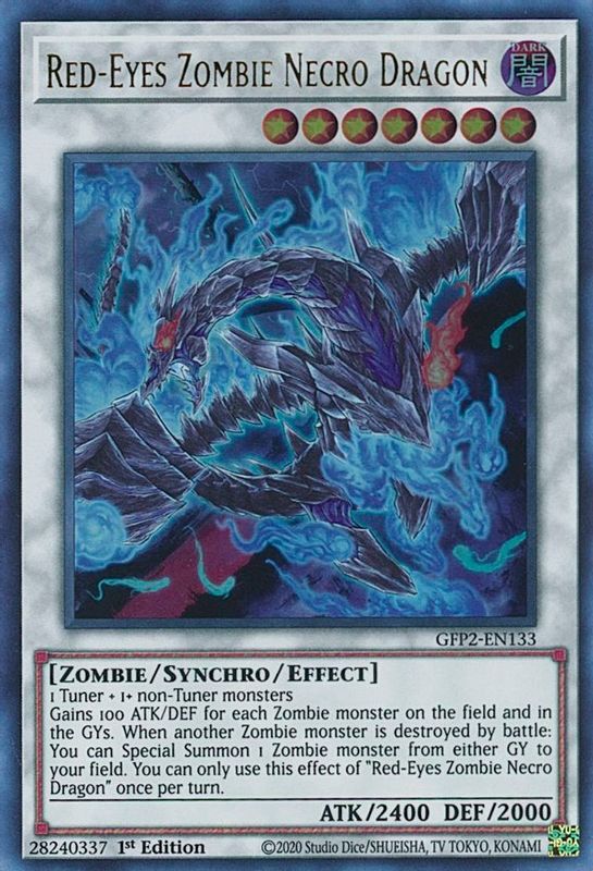 Red-Eyes Zombie Necro Dragon - GFP2-EN133 - Ultra Rare